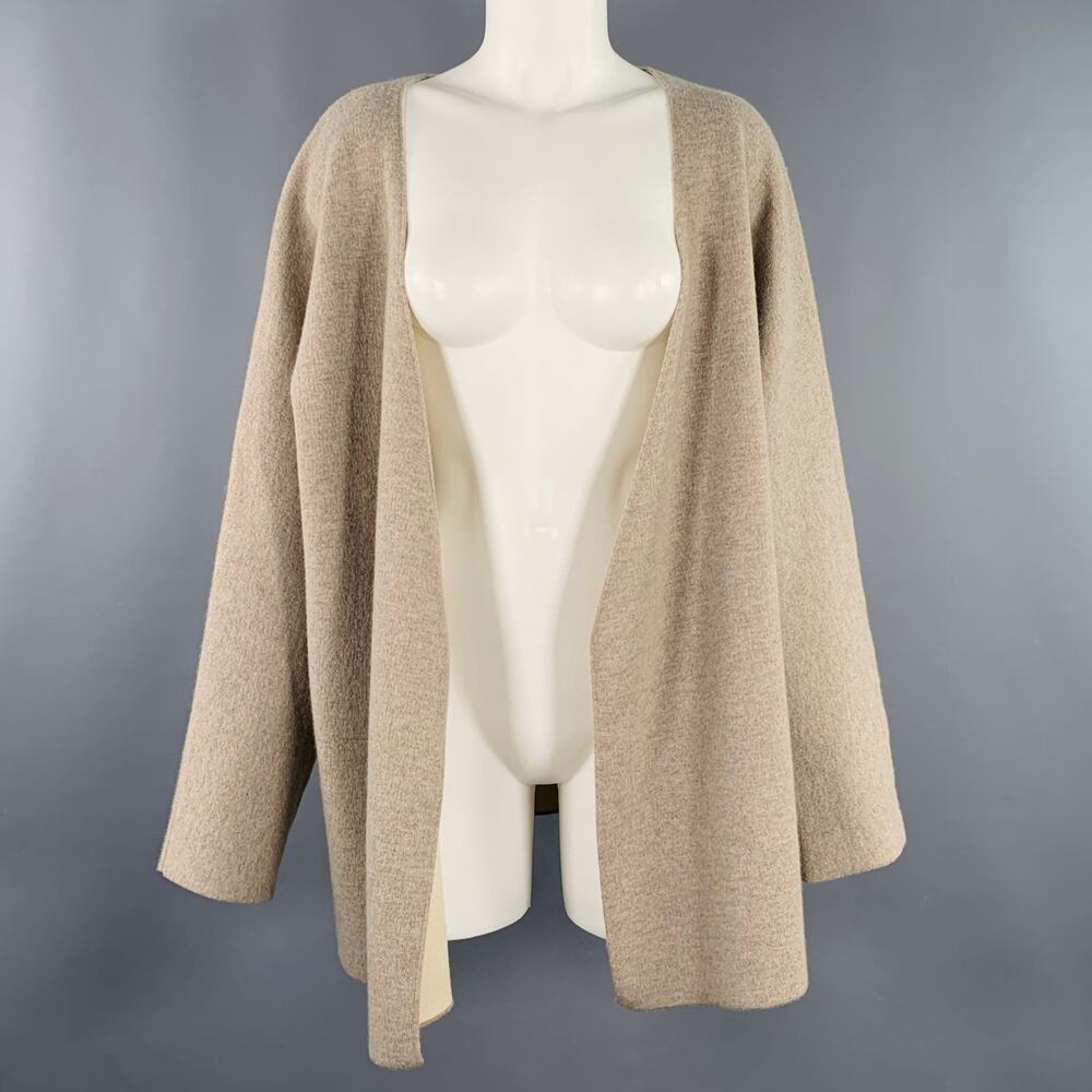 CO SS20 Size S Beige Taupe Wool Blend Raglan Cardigan